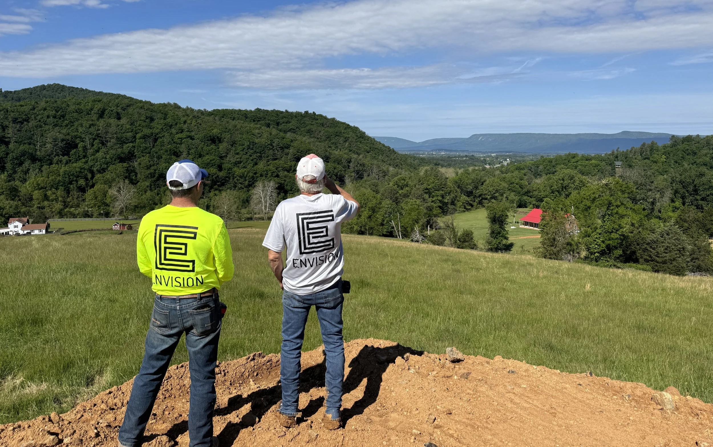 Shenandoah Valley landscape near Winchester, Virginia, home of the local Envision Buys team
